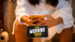 Woman on phone - Your Morning Show