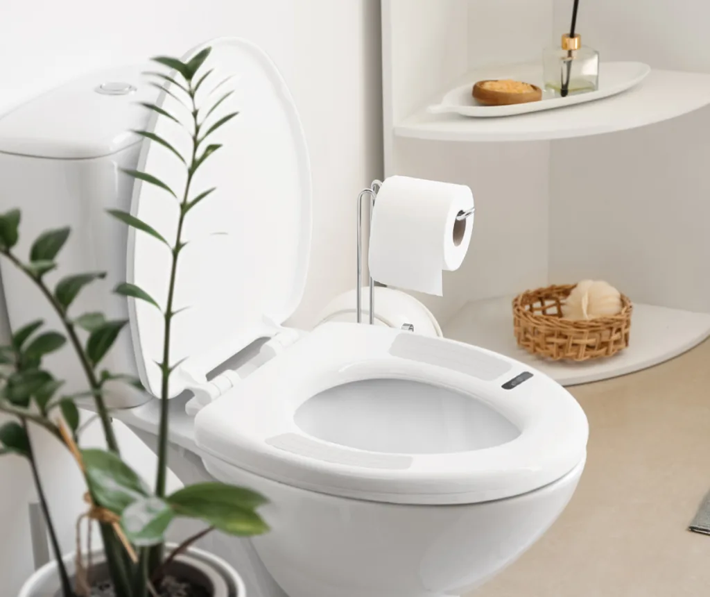 Toilet with the SmartSeat installed